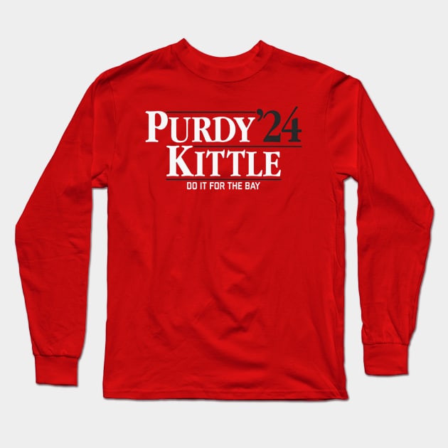 Brock Purdy George Kittle Purdy-Kittle '24 Long Sleeve T-Shirt by ganisfarhan